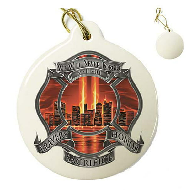 Novelty Firefighter Tribute Ornament 
